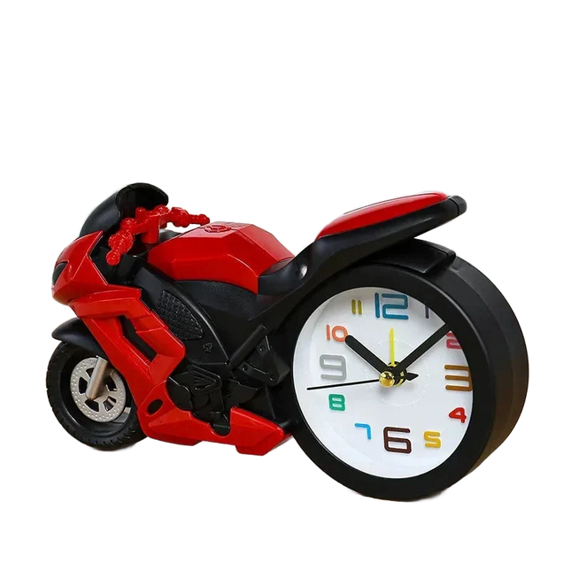Despertador para niño con forma moto