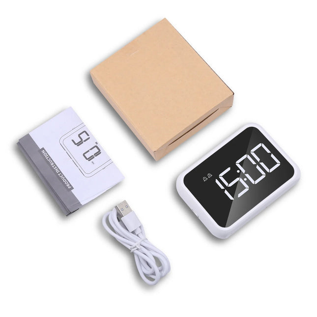Despertador de sobremesa digital doble alarma