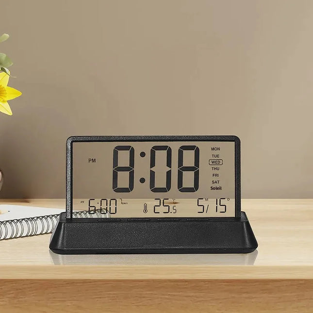 Despertador digital de viaje con termómetro