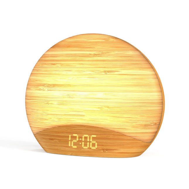 Despertador luminoso con sonidos de naturaleza