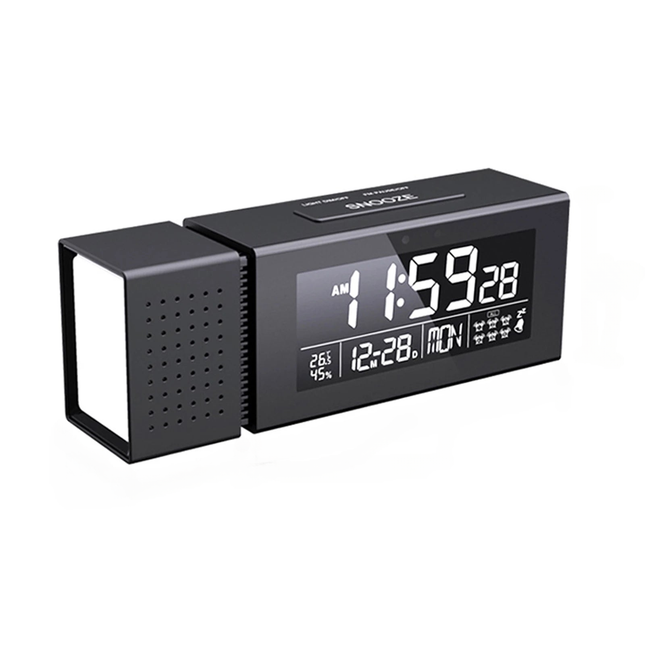 Radio despertador digital con pantalla grande