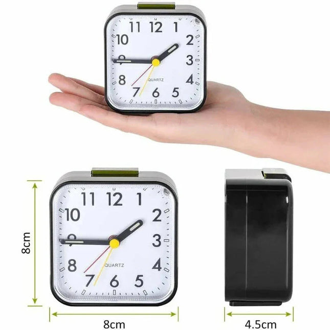 Reloj despertador silencioso a pilas