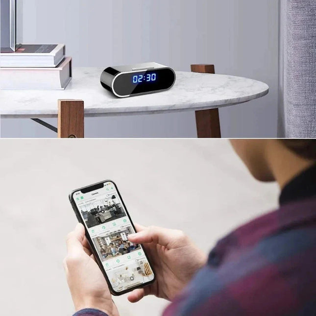 Reloj despertador con cámara espía HD