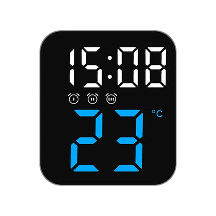Despertador de viaje digital moderno