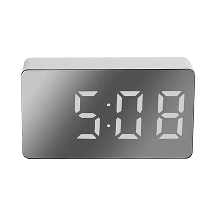 Reloj despertador digital con espejo