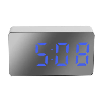 Reloj despertador digital con espejo