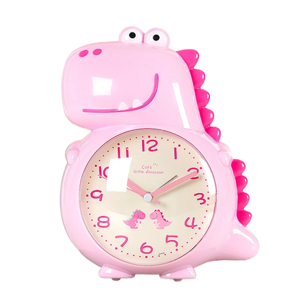 Despertador de agujas con forma dinosaurio