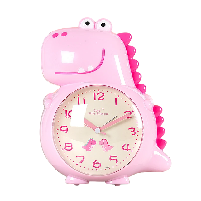 Despertador de agujas con forma dinosaurio