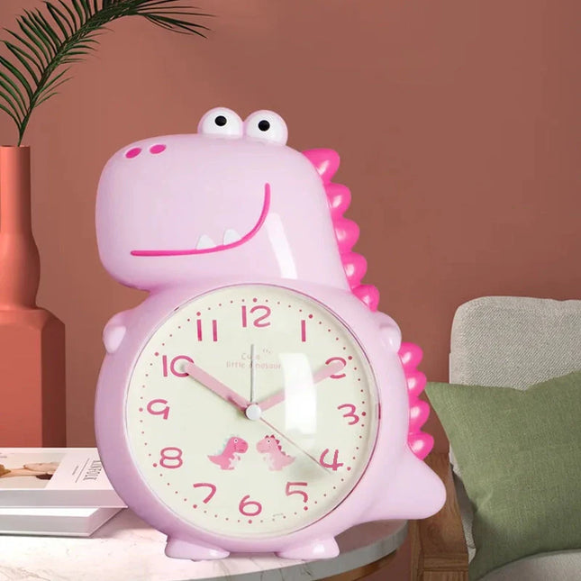 Despertador de agujas con forma dinosaurio