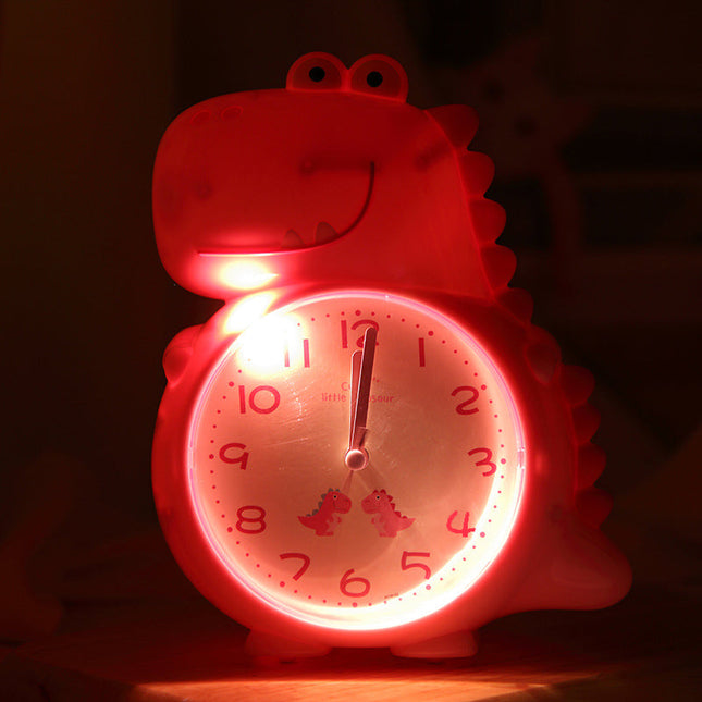 Despertador de agujas con forma dinosaurio