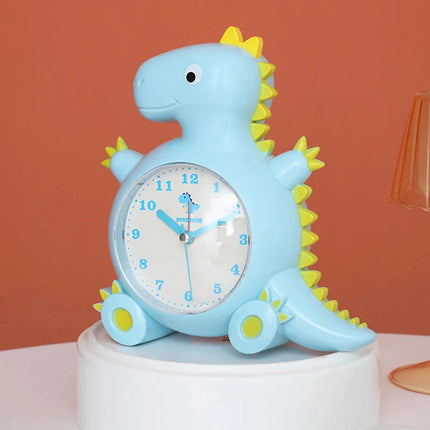 Despertador analógico con forma de dinosaurio