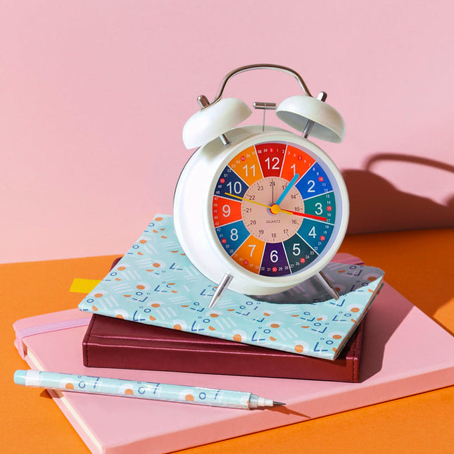 Despertador educativo analógico muy colorido