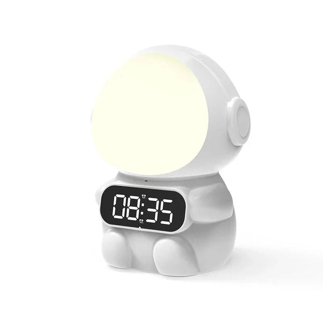 Despertador infantil astronauta con luz nocturna