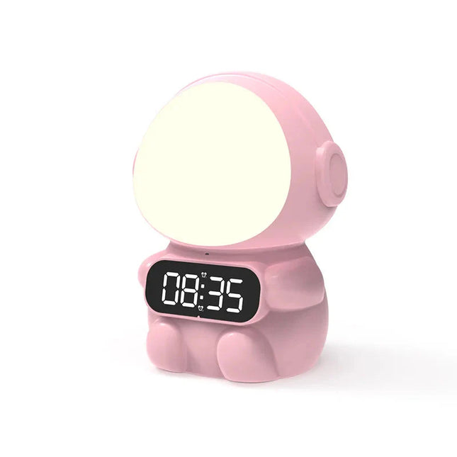 Despertador infantil astronauta con luz nocturna