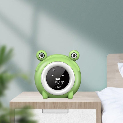 Despertador infantil educativo diseño de rana