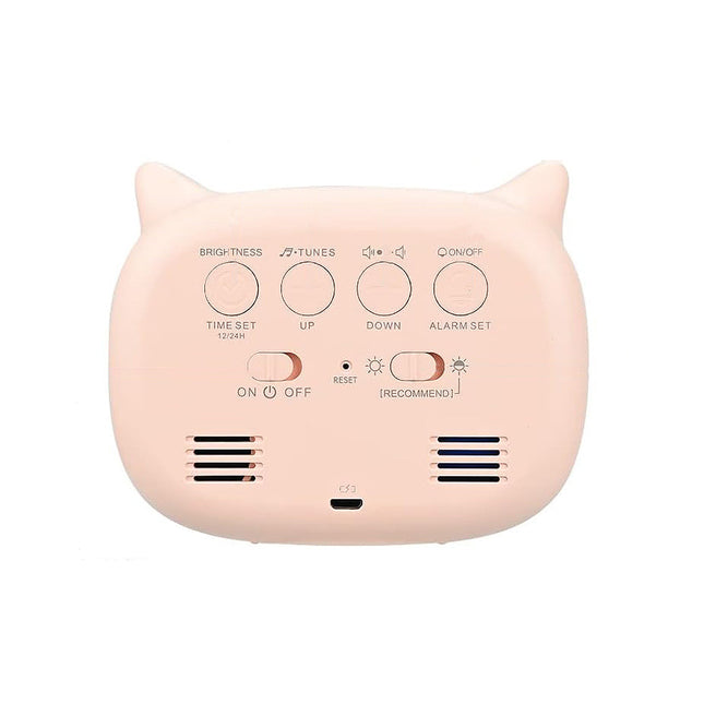 Despertador educativo infantil color rosa