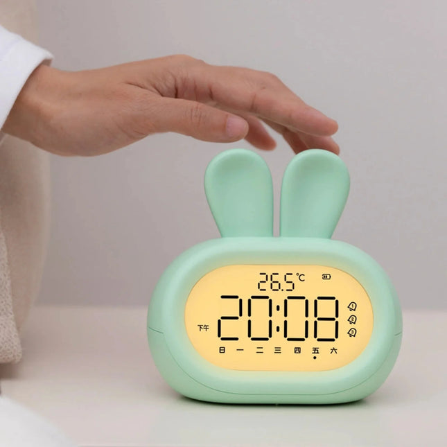 Despertador conejo con función luz nocturna