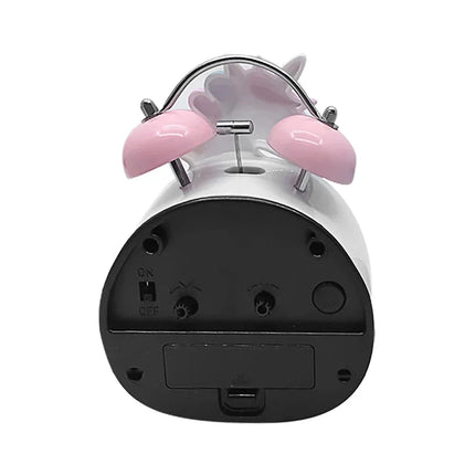 Despertador analógico de unicornio para niña