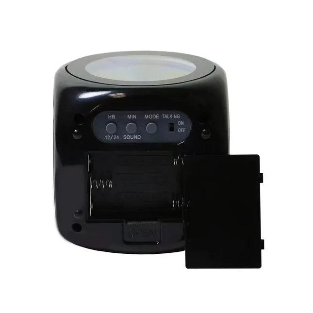 Mini despertador con proyector de hora