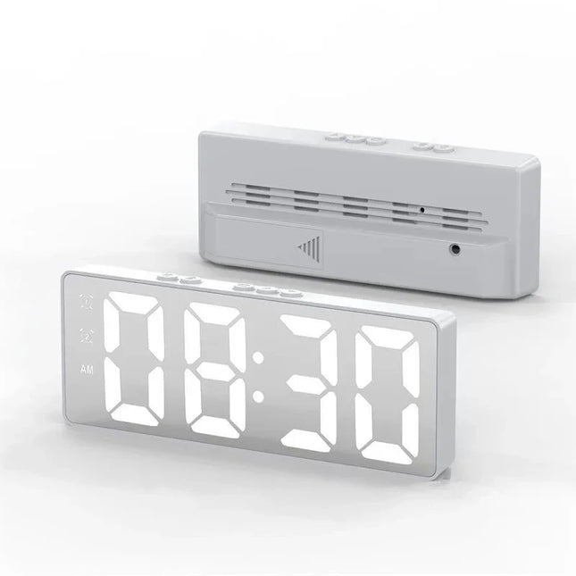Reloj despertador inalámbrico con pantalla espejo