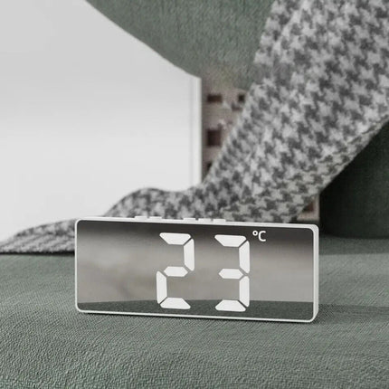Reloj despertador inalámbrico con pantalla espejo