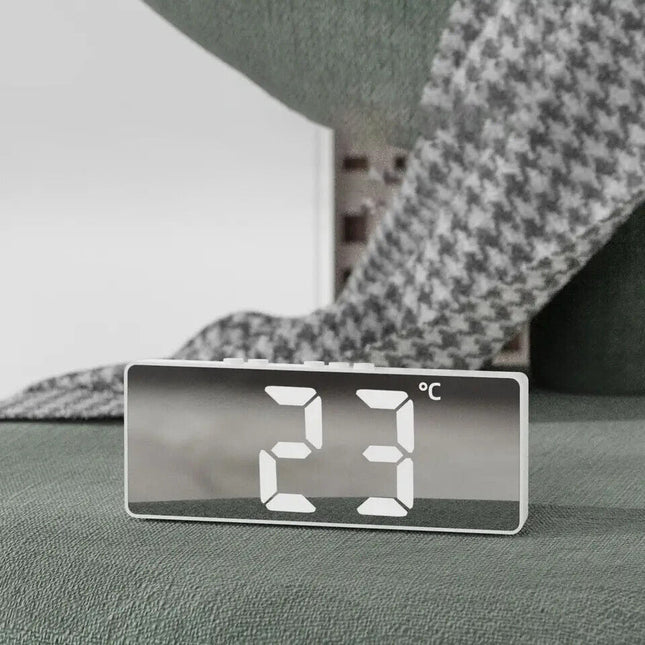 Reloj despertador inalámbrico con pantalla espejo