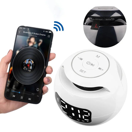 Despertador de luminoterapia con alarma dual