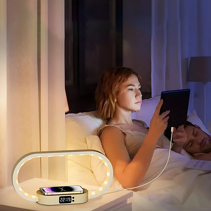 Lámpara de mesita con despertador luminoterapia
