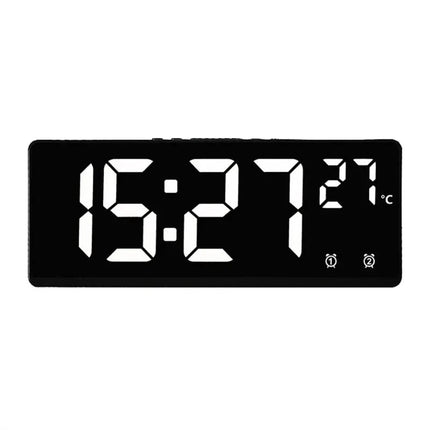 Reloj despertador numérico con LED verde