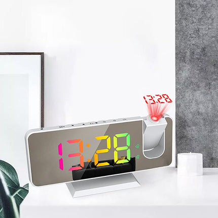 Despertador eléctrico con proyección de hora