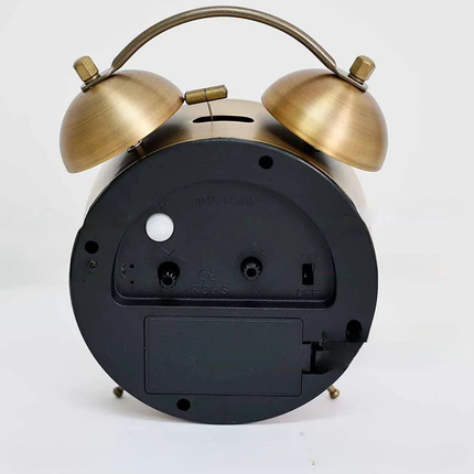 Despertador vintage floral a pilas