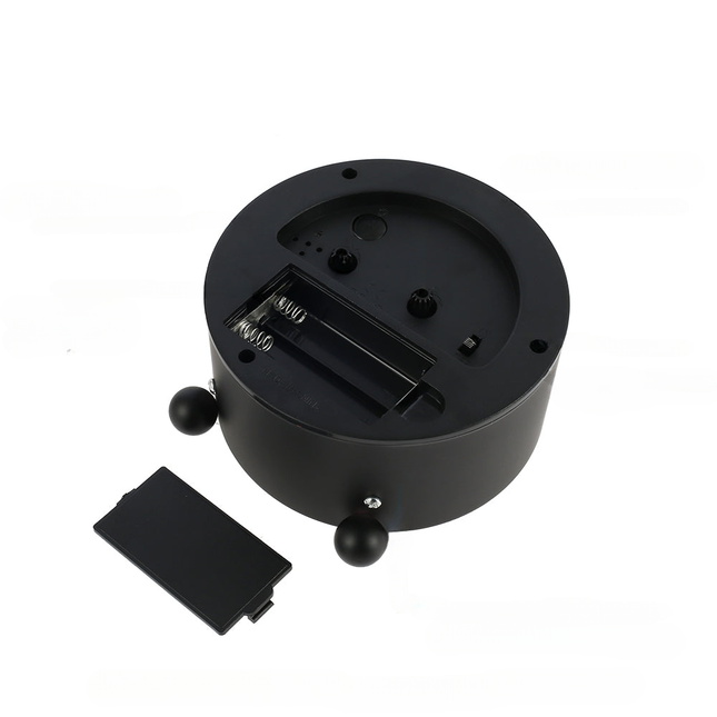 Reloj despertador analógico redondo minimalista