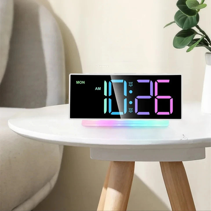 Despertador luminoso con doble alarma programable