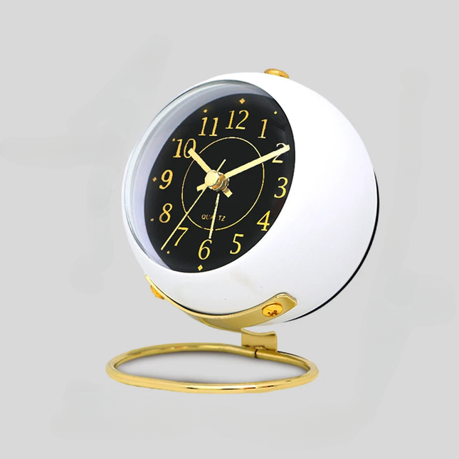 Despertador analógico redondo de diseño