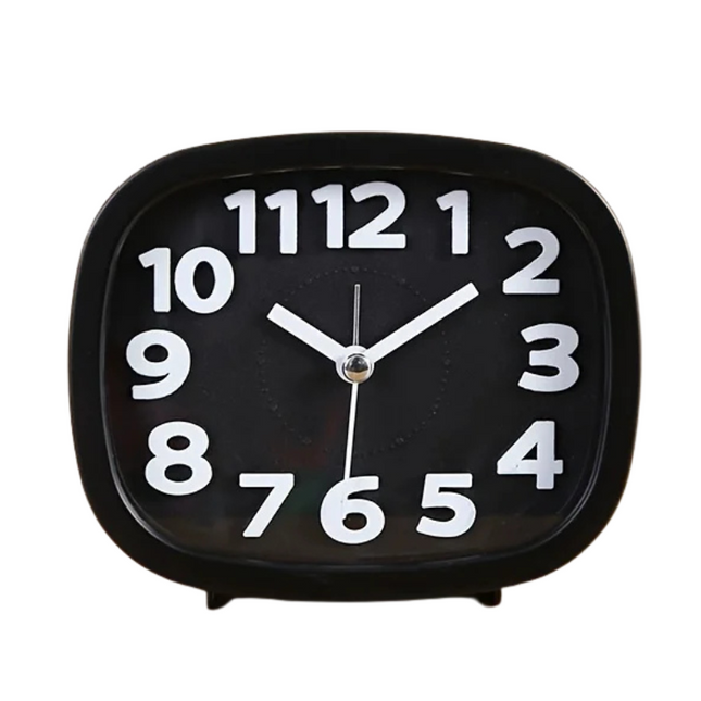 Despertador analógico a pilas números grandes