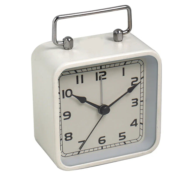Pequeño despertador cuadrado de viaje
