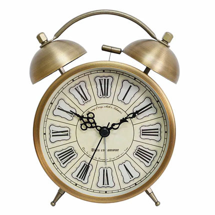 Despertador vintage floral a pilas