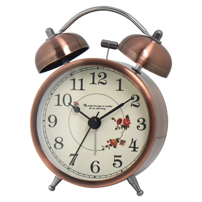 Despertador de diseño vintage doble campana