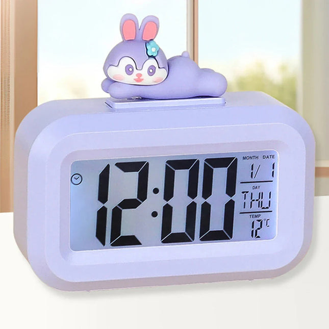 Despertador infantil digital diseño conejito
