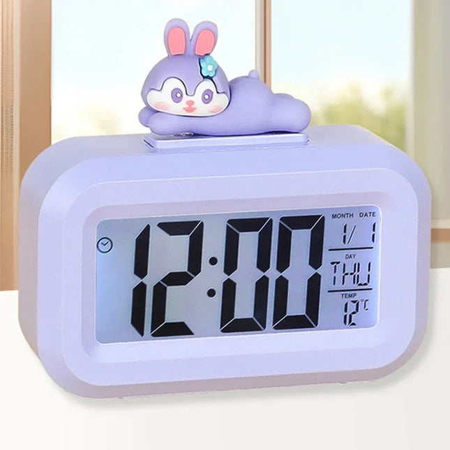 Despertador infantil digital diseño conejito