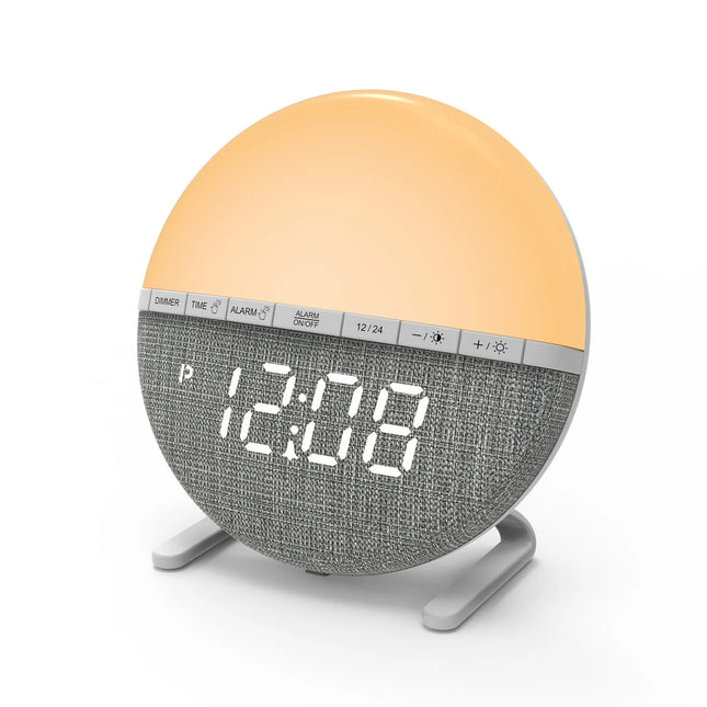Despertador luminoso con simulador de amanecer
