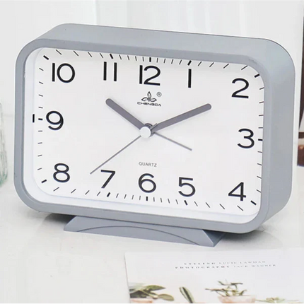 Reloj despertador analógico diseño rectangular