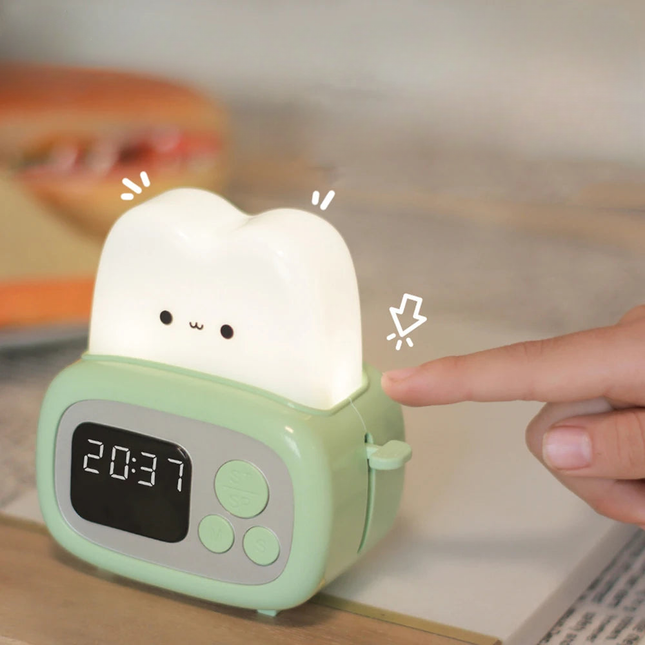 Despertador infantil digital con luz nocturna