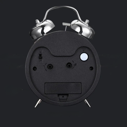 Despertador metálico vintage con doble campana