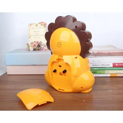 Despertador infantil analógico diseño león