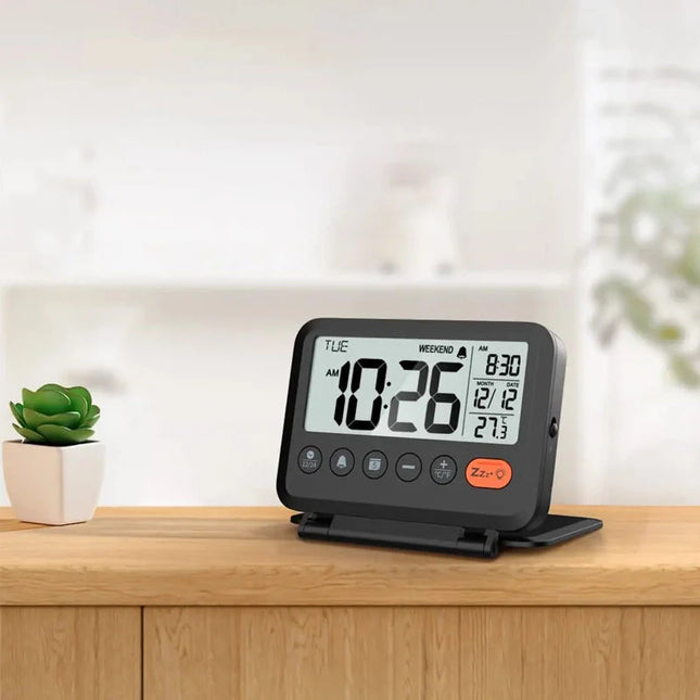 Despertador de viaje pequeño y plegable