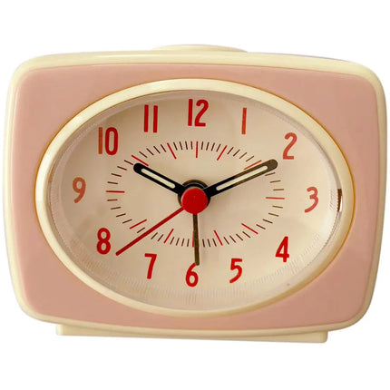 Pequeño despertador analógico de diseño retro