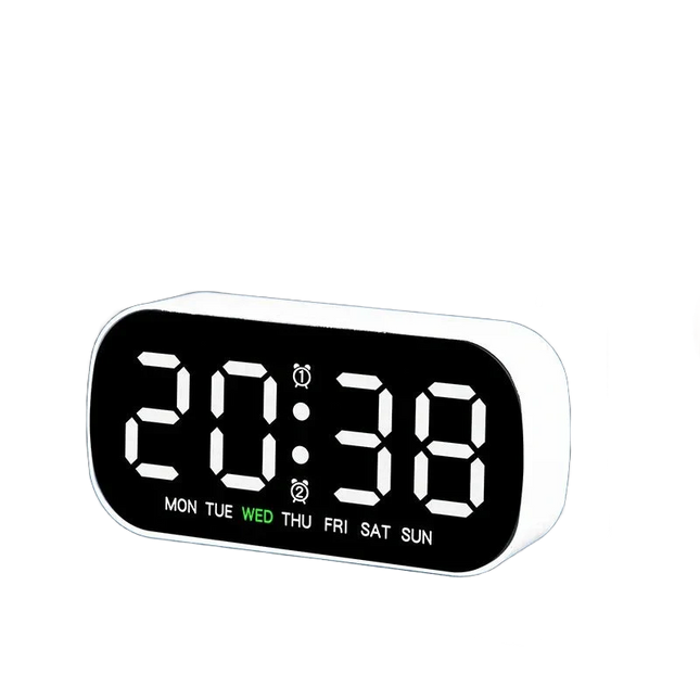 Pequeño despertador digital para mesita