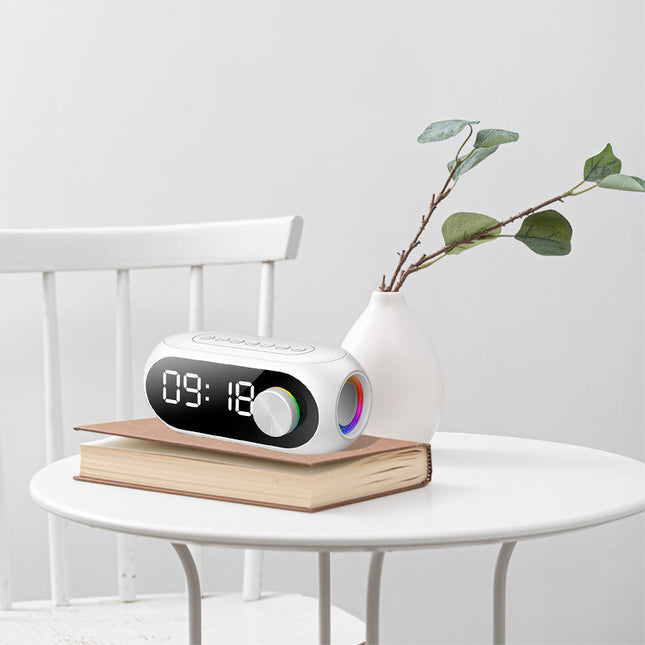 Despertador con altavoz bluetooth y radio