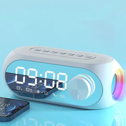 Despertador con altavoz bluetooth y radio